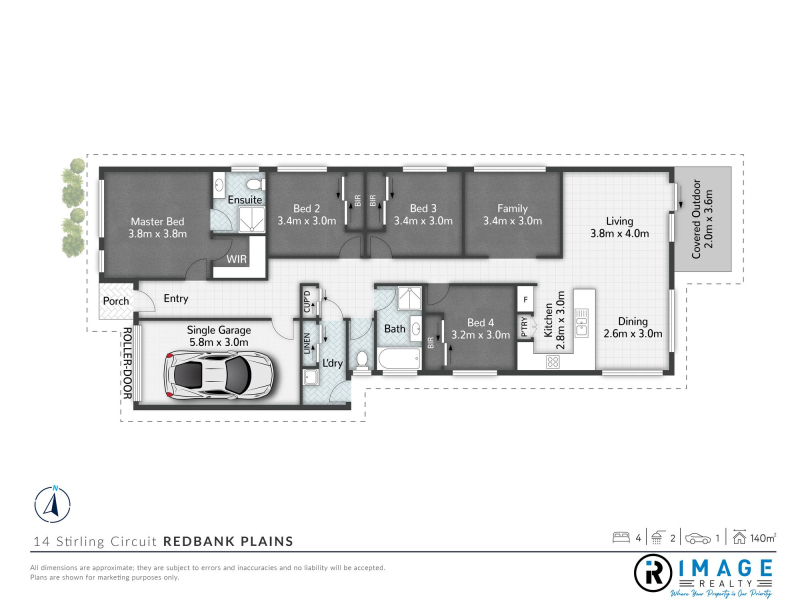 14 Stirling Circuit, REDBANK PLAINS, QLD 4301 AUS